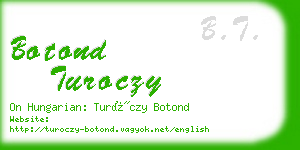 botond turoczy business card